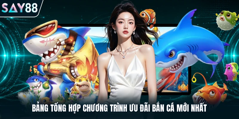 Bảng tổng hợp chương trình ưu đãi bắn cá mới nhất