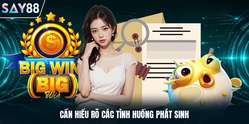 Cần hiểu rõ các tình huống phát sinh