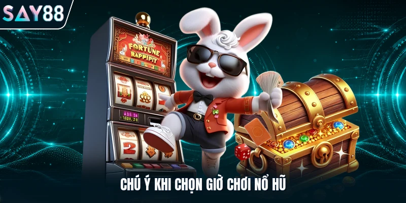 Chú ý khi chọn giờ chơi nổ hũ
