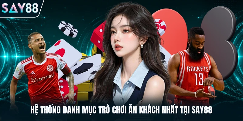 Hệ thống danh mục trò chơi ăn khách nhất tại Say88