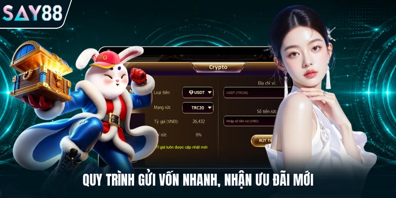 Quy trình gửi vốn nhanh, nhận ưu đãi mới
